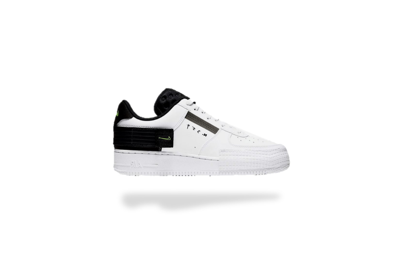 NIKE AIR FORCE 1 LOW DROPE TYPE WHITE BLACK VOLT