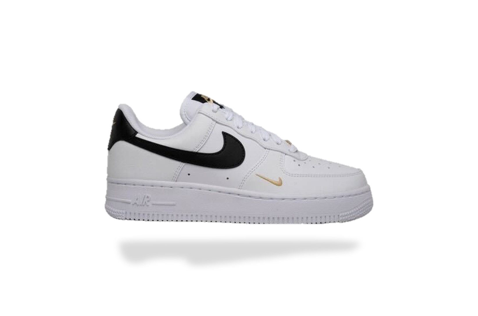 NIKE AIR FORCE 1 LOW WHITE BLACK GOLD
