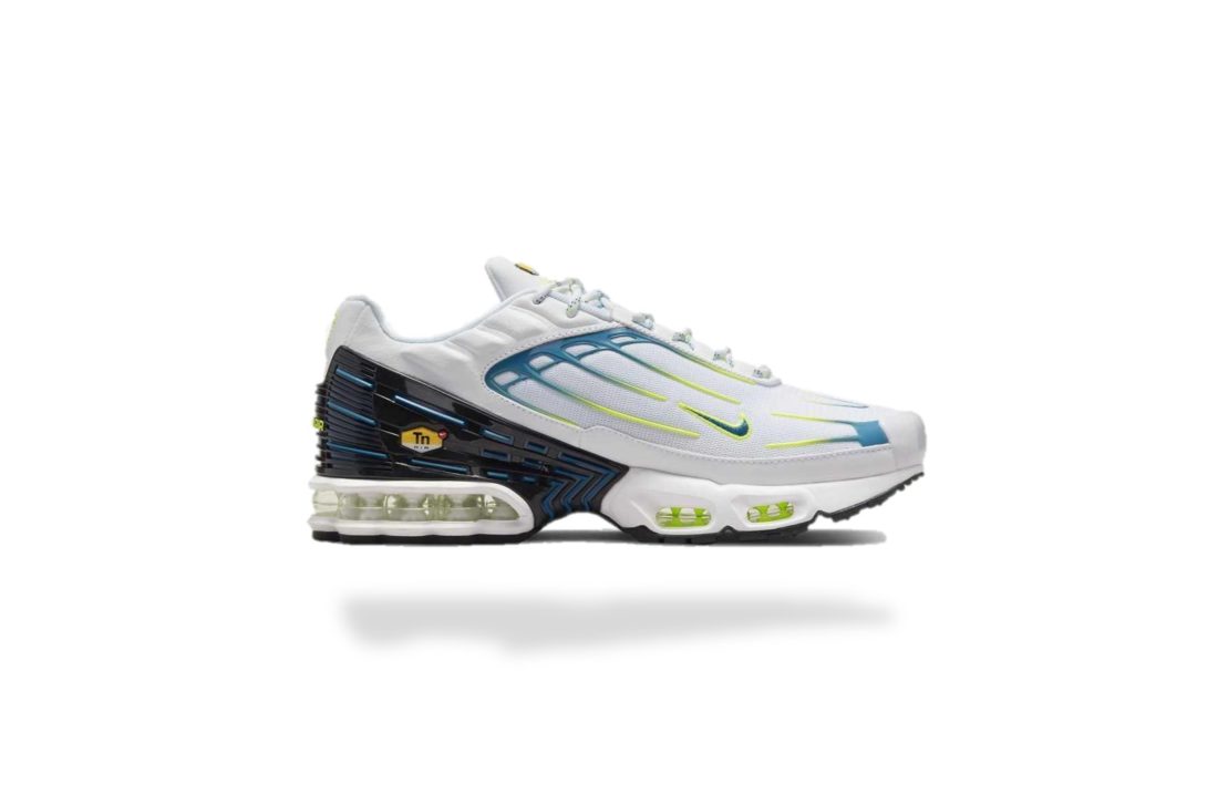 NIKE AIR MAX PLUS TN 3 WHITE BLUE VOLT