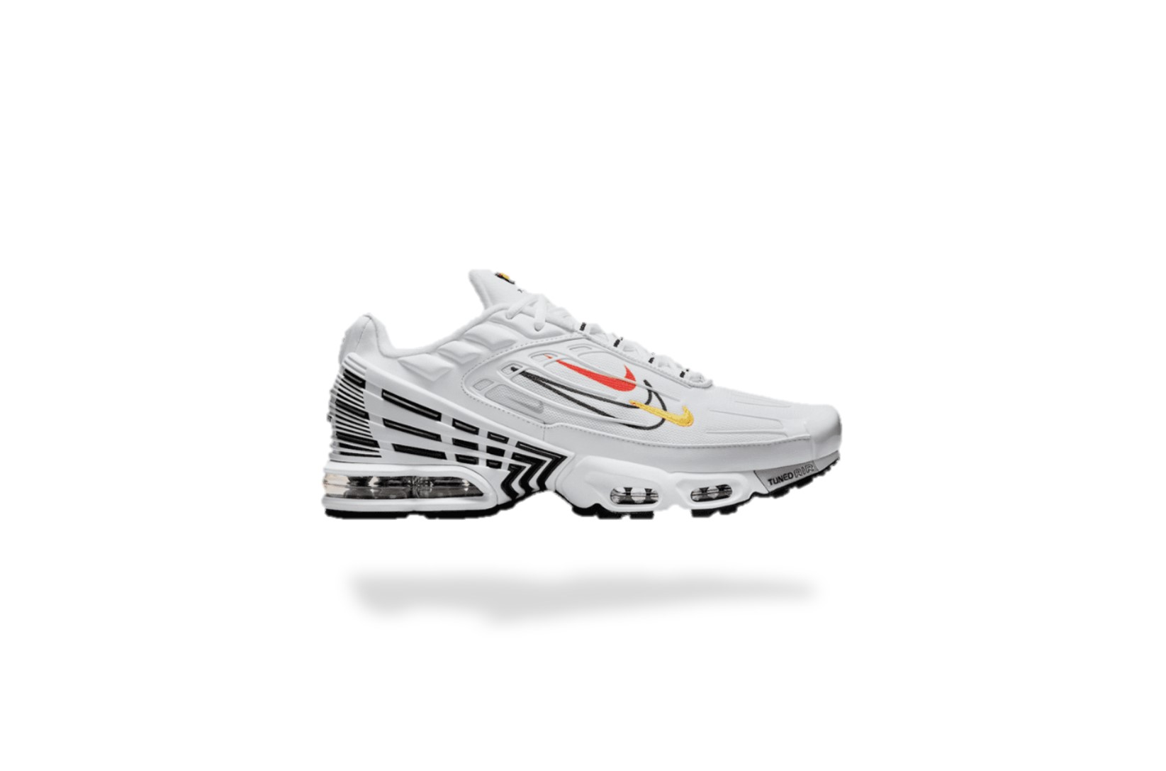 NIKE AIR MAX PLUS TN 3 MULTI SWOOSH WHITE