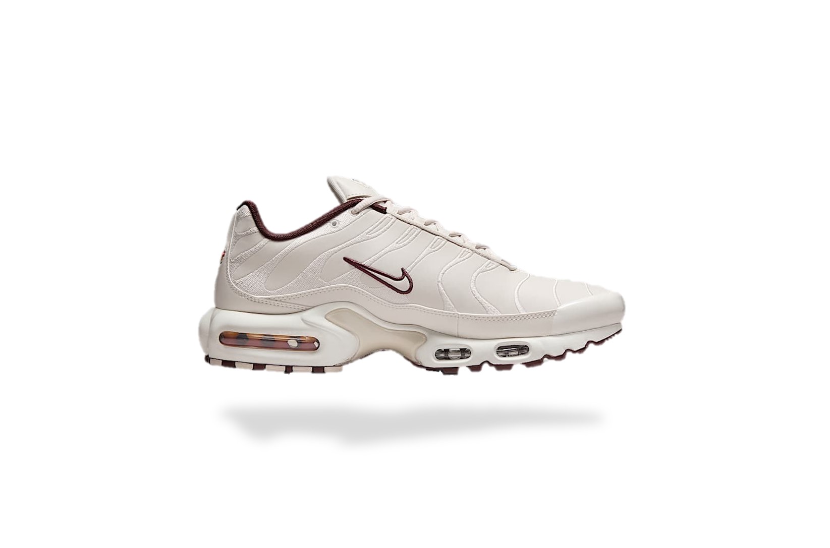 NIKE AIR MAX PLUS TN BURGUNDY CRUSH LIGHT BONE