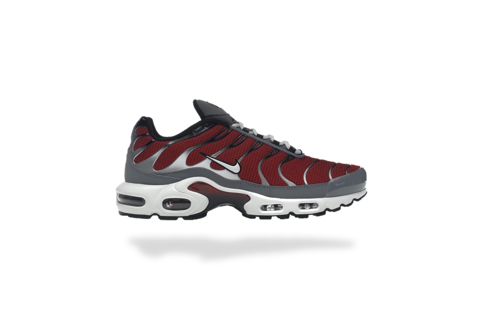 NIKE AIR MAX PLUS TN RED GREY WHITE