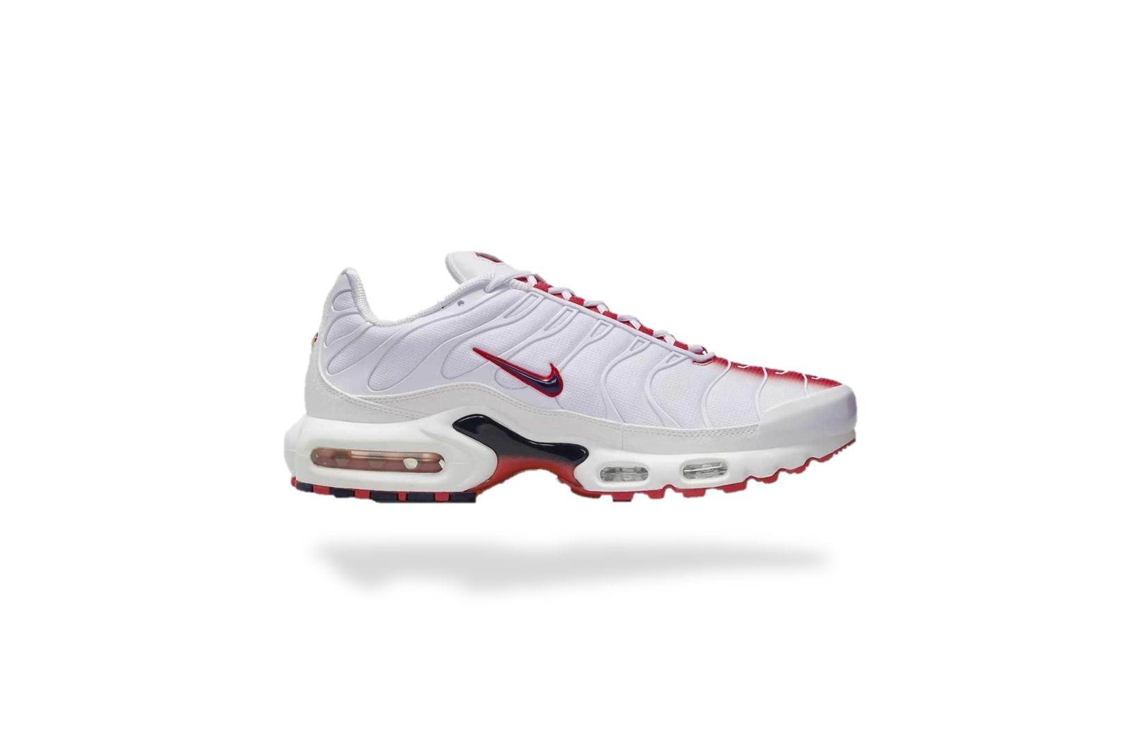 NIKE AIR MAX PLUS TN 1 WHITE NAVY UNIVERSITY RED