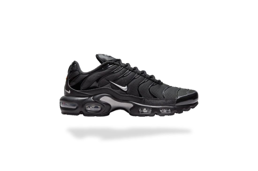 NIKE AIR MAX PLUS TN BLACK SILVER SWOOSH