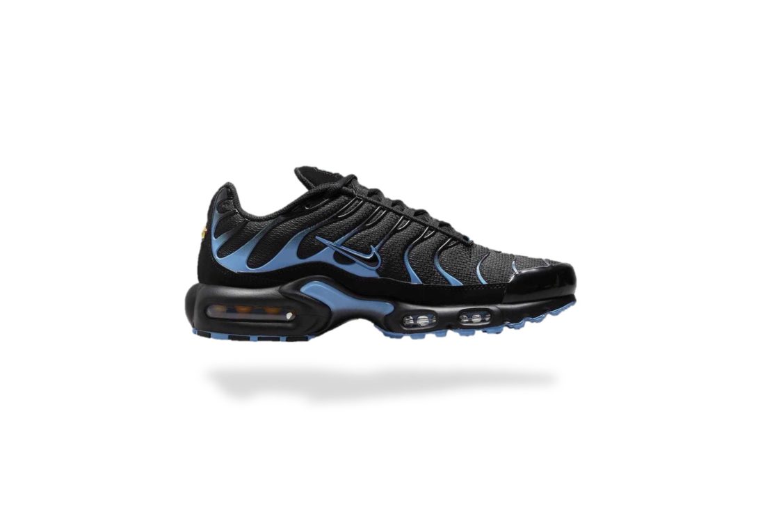 NIKE AIR MAX PLUS TN BLACK UNIVERSITY BLUE
