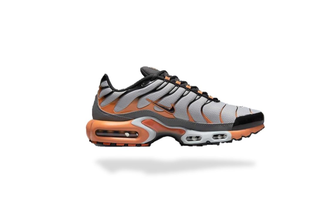 NIKE AIR MAX PLUS TN GREY BLACK ORANGE