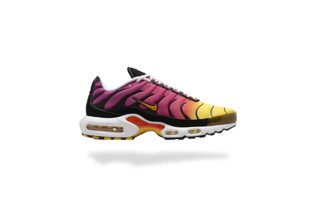 NIKE AIR MAX PLUS TN OG RAINBOW GOLD RASPBERRY RED