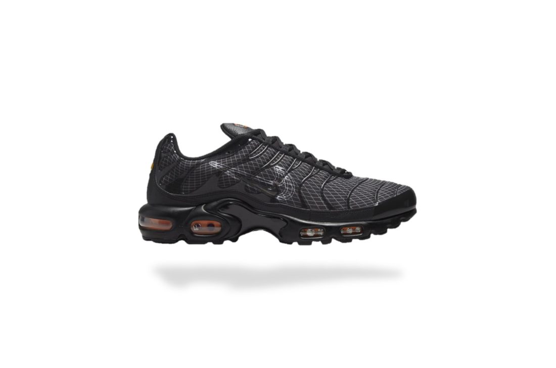 NIKE AIR MAX PLUS TN 3D SWOOSH BLACK TOTAL ORANGE