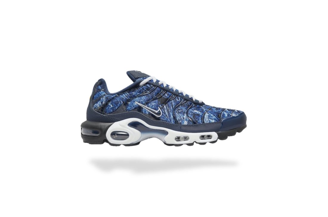 NIKE AIR MAX PLUS TN BLUE GRAPHIC MIDNIGHT NAVY