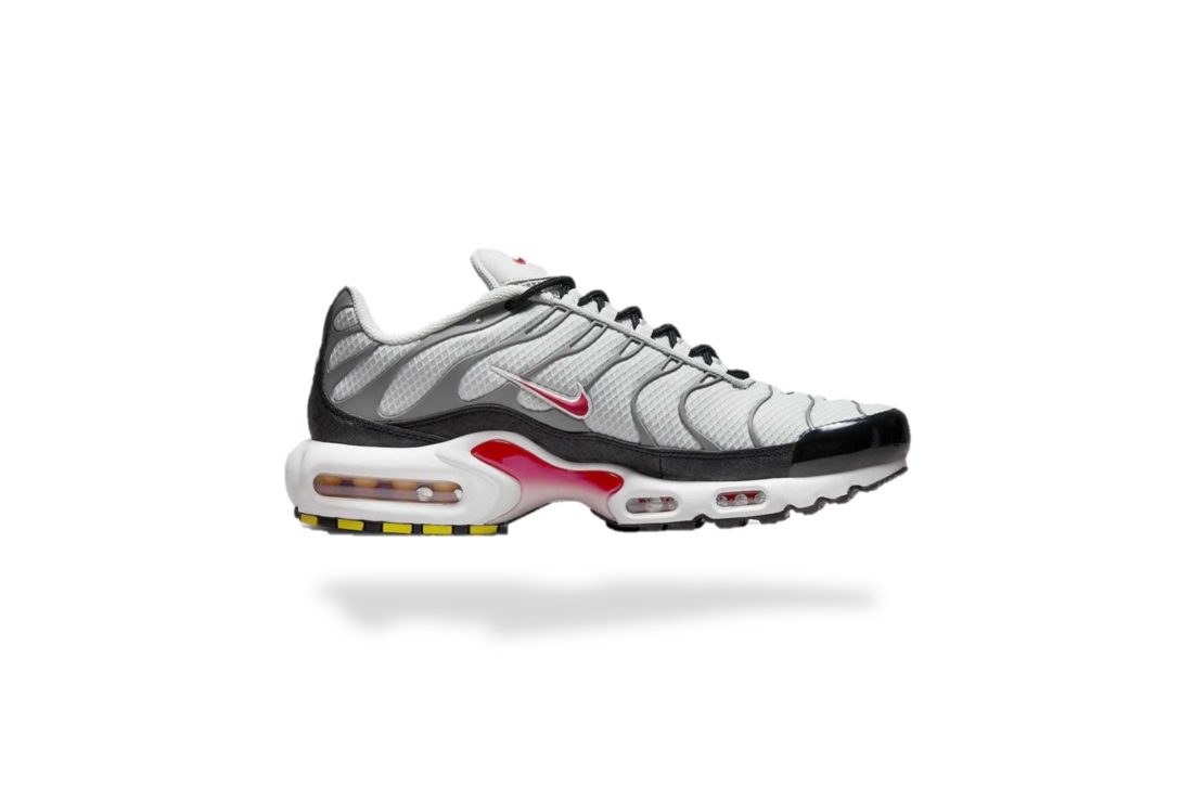 NIKE AIR MAX PLUS TN WHITE GREY BLACK