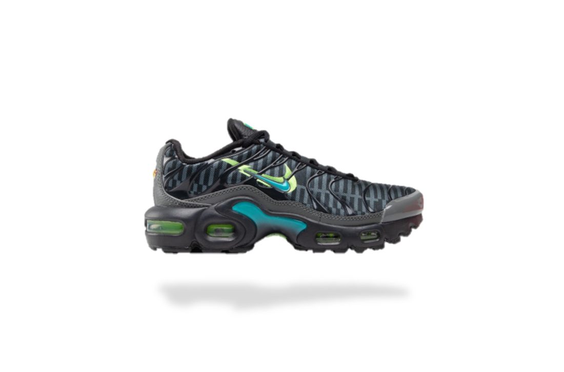 NIKE AIR MAX PLUS TN PIXEL PRINT SMOKE GREY LIME