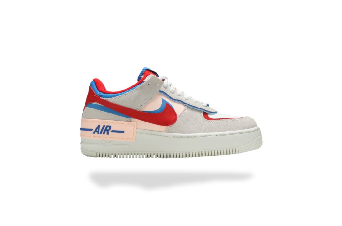 NIKE WMNS AIR FORCE 1 LOW SHADOW SAIL ROYAL RED