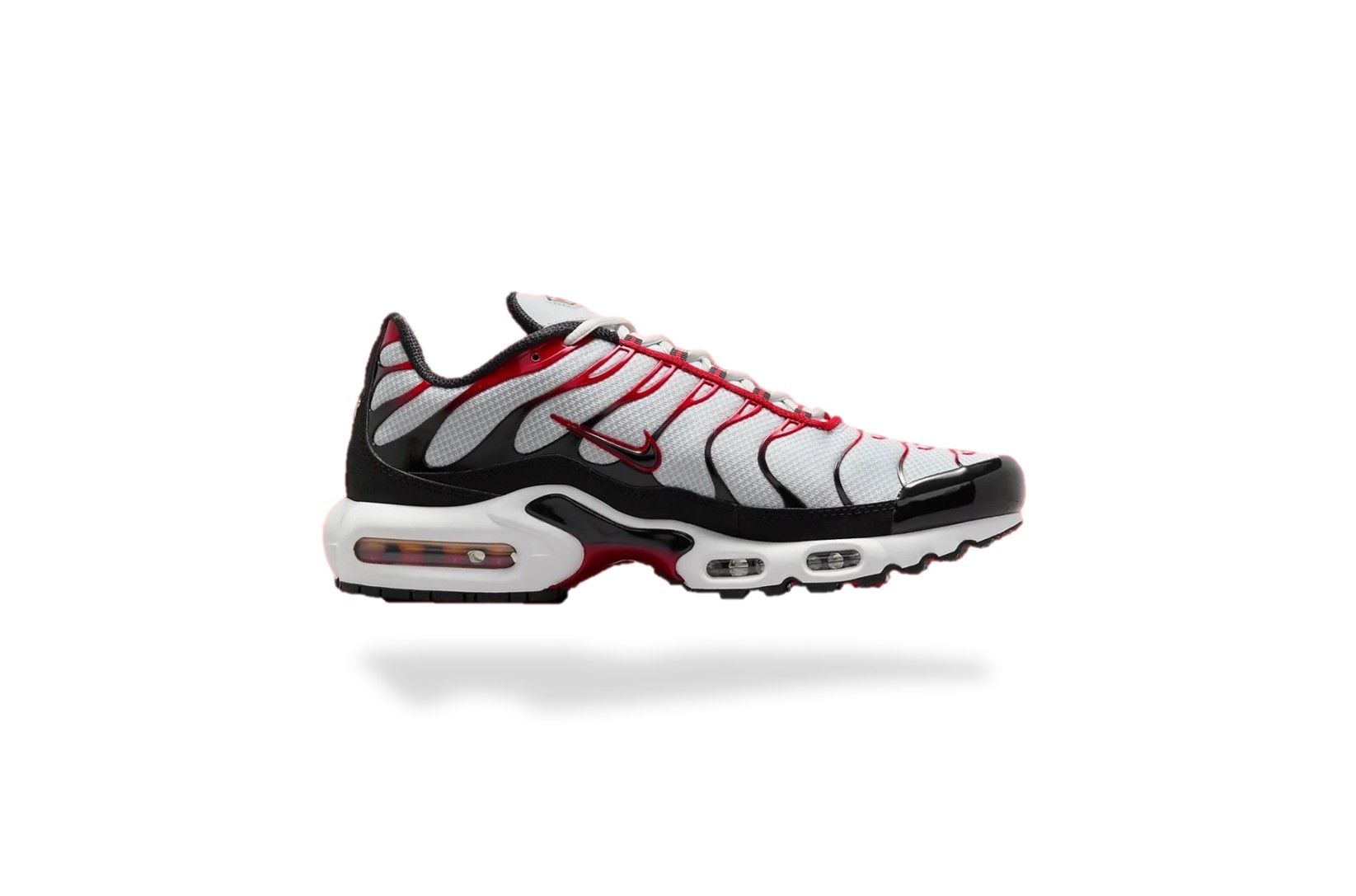 NIKE AIR MAX PLUS TN BLACK WHITE RED
