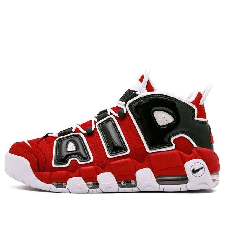 NIKE AIR MORE UPTEMPO BULLS HOOPS PACK VARSITY RED