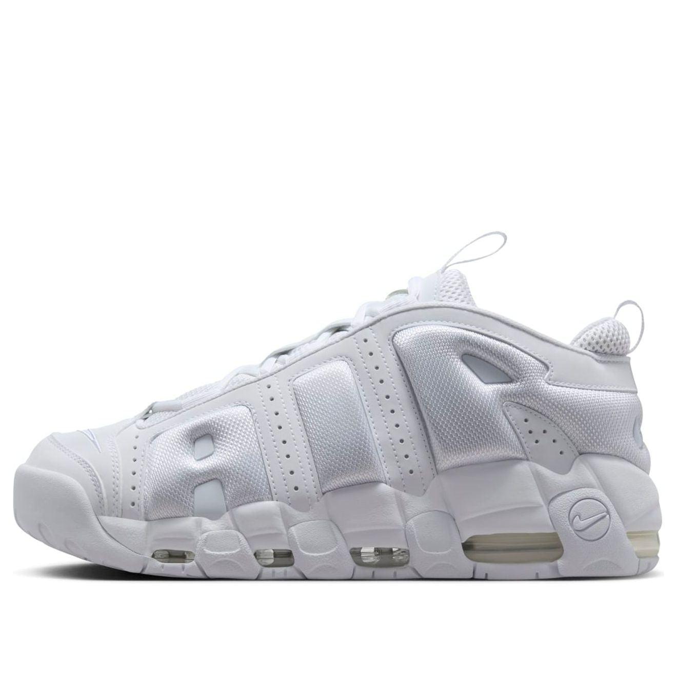 NIKE AIR MORE UPTEMPO LOW TRIPLE WHITE