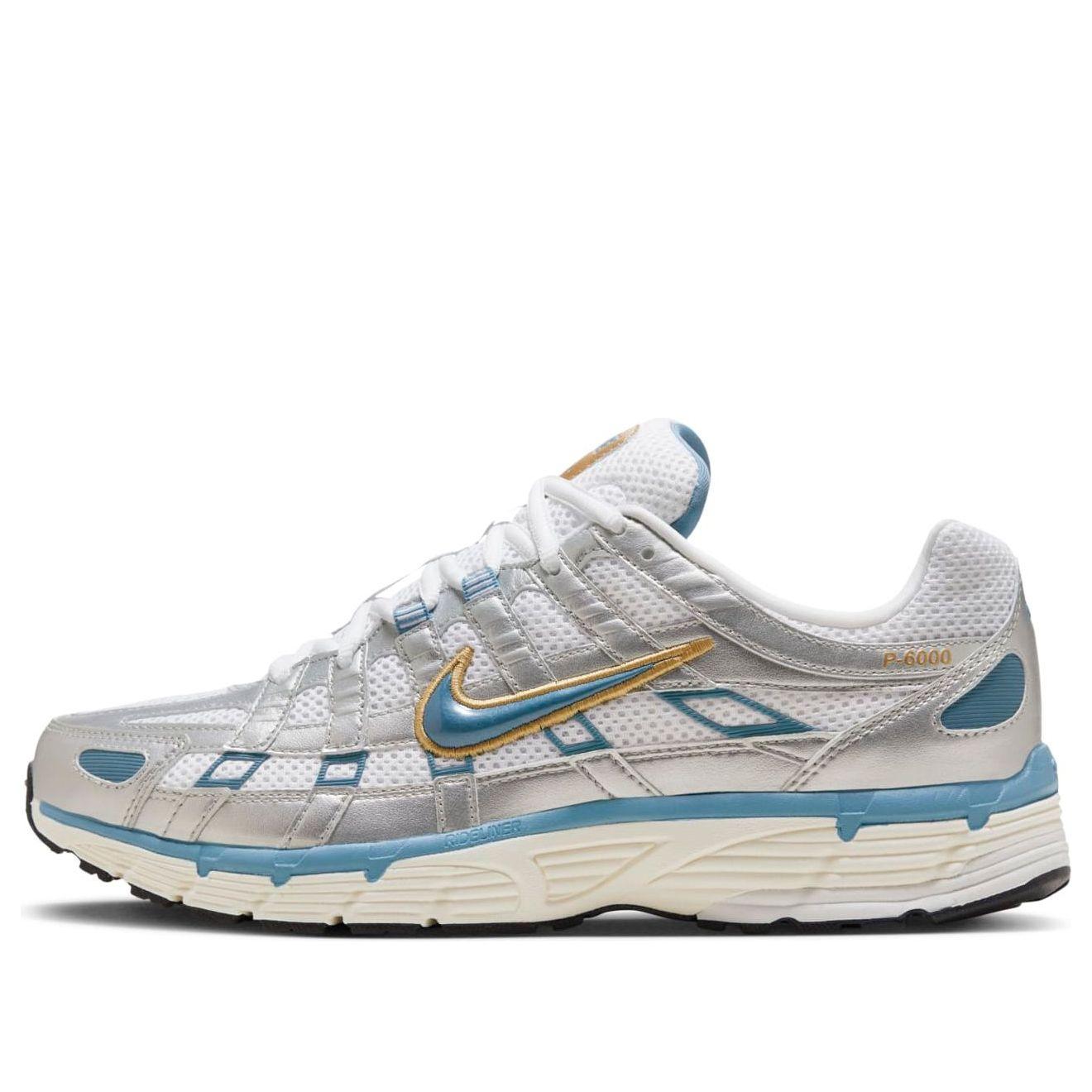 NIKE P-6000 METALLIC SILVER AEGEAN STORM