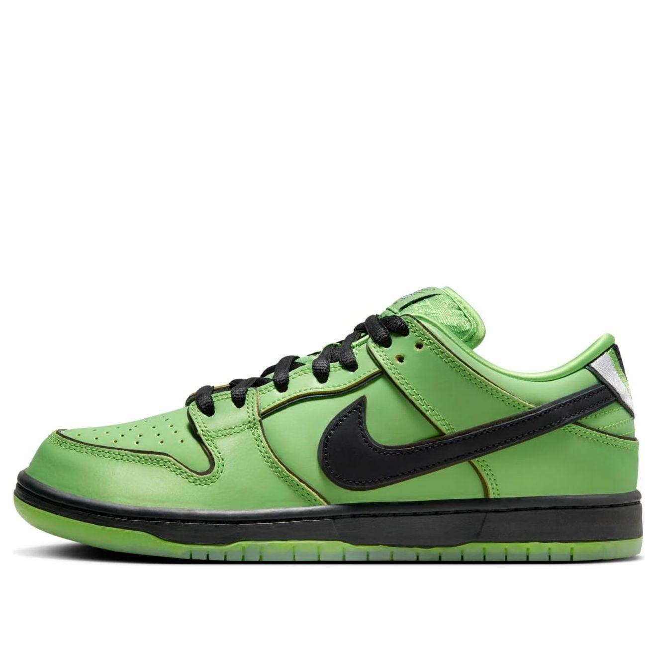 NIKE SB DUNK LOW PRO QS POWERPUFF GIRLS BUTTERCUP